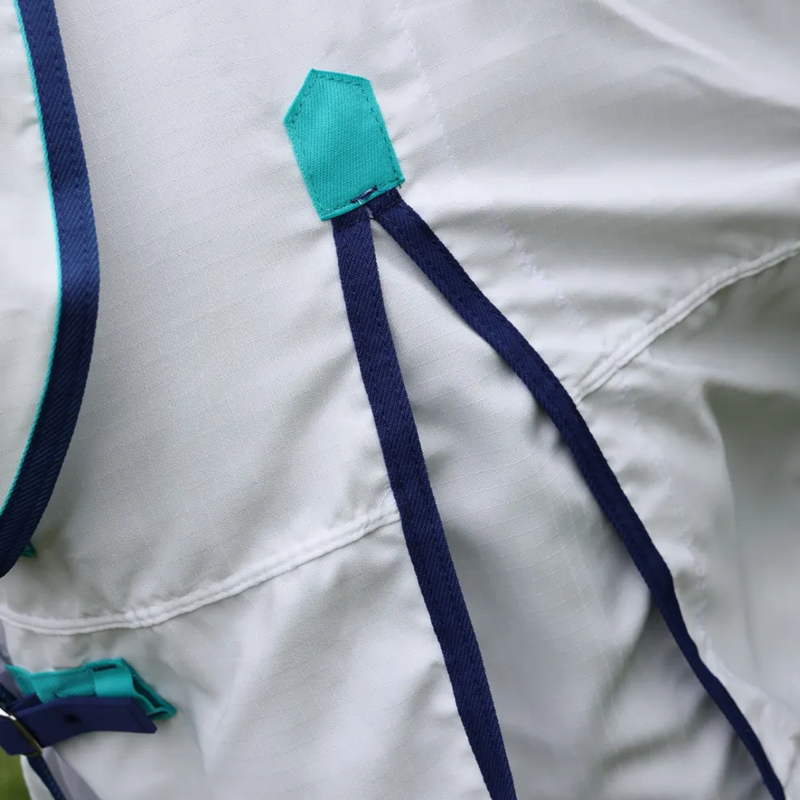 Shires Highlander Plus Sweet-Itch Combo Fly Rug - White-2