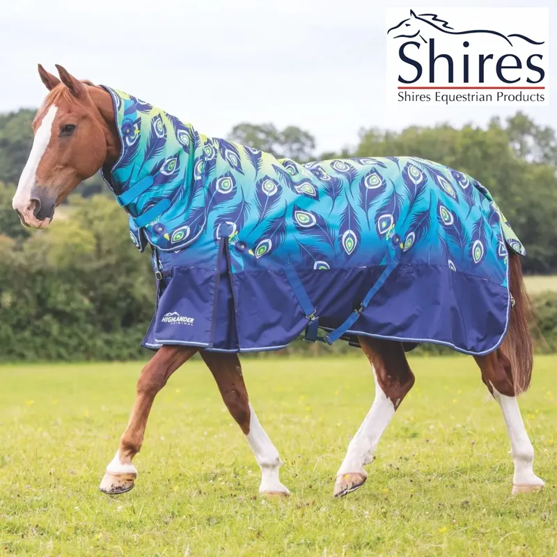 Shires Highlander Original 100 Turnout Combo - Lime Peacock 