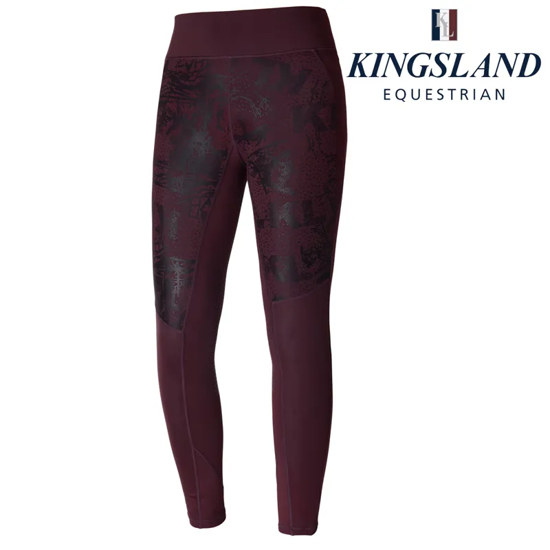 Kingsland KLkatinka Ladies F-Tec2 Full Tights - Red Fudge