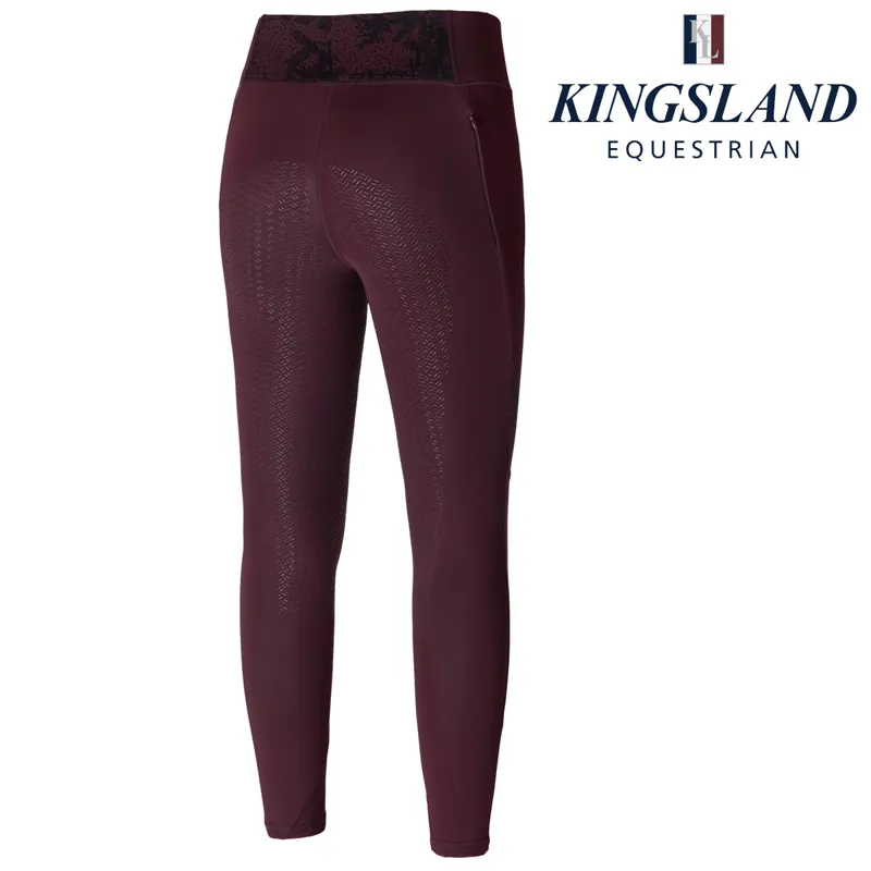 Kingsland KLkatinka Ladies F-Tec2 Full Tights - Red Fudge-1