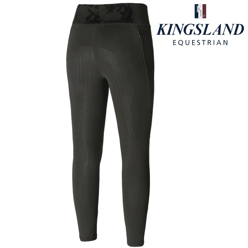 Kingsland KLkatinka Ladies F-Tec2 Full Tights - Green Beluga-1