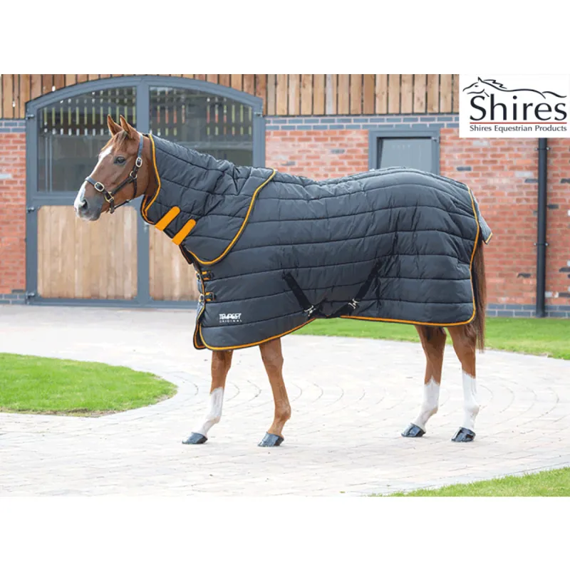 Shires Tempest Original 300 Stable Rug and Neck Set - Black