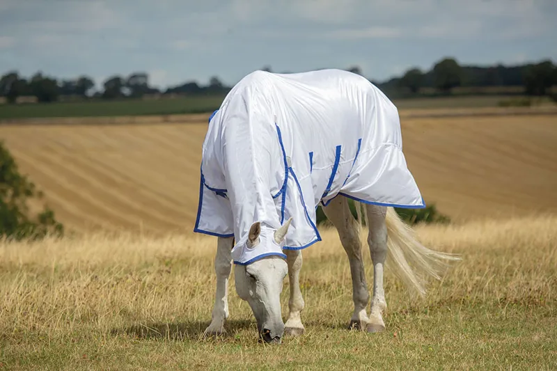 Shires Highlander Plus Fly Sheet Combo Rug - White