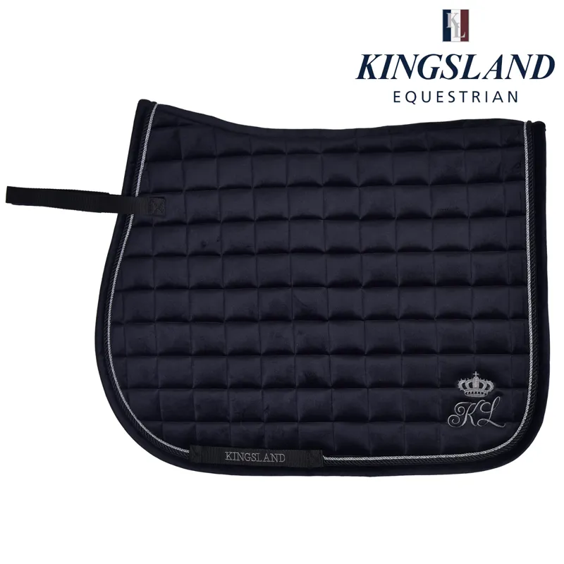 Kingsland KLmya Velvet Saddle Pad With Coolmax - Black