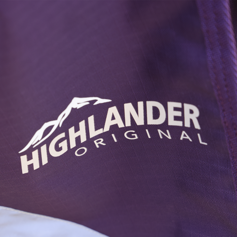 Shires Highlander Original 100 Turnout Rug and Neck Set - Plum-4