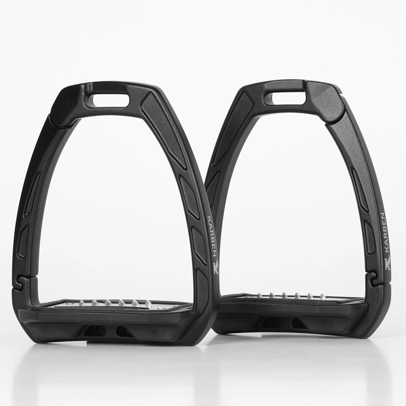 Shires Karben Ultra Grip Stirrups - Black -1