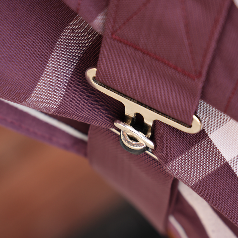 Shires Tempest Original Stable Sheet - Maroon Check-1