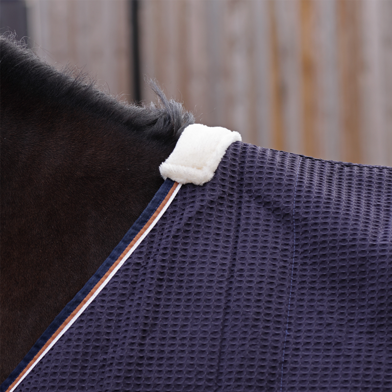 Shires Tempest Original Waffle Rug - Navy-4