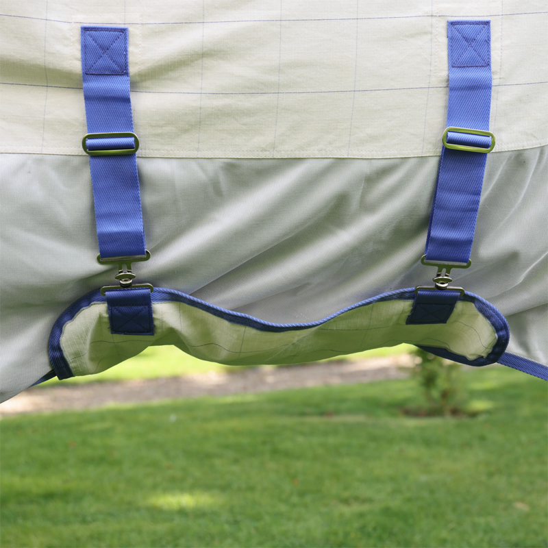 Shires Tempest Original Summer Shield Rug with Mesh - Grey-3