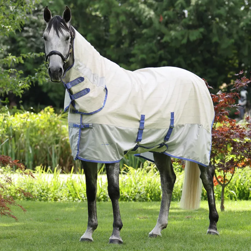 Shires Tempest Original Summer Shield Rug with Mesh - Grey