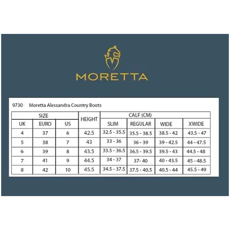 Moretta Alessandra Country Boots - Wide/XWide Calf - Chocolate-4