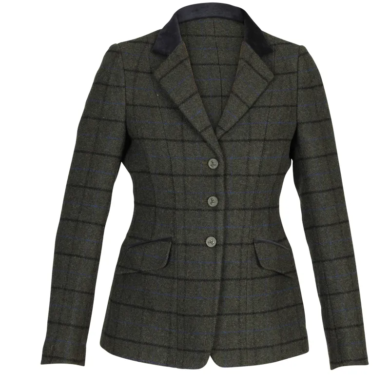 Aubrion Ladies Saratoga Jacket - Dark Green Check