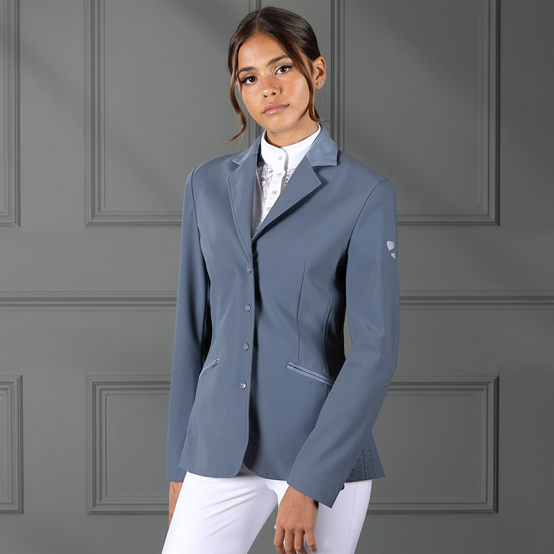 Aubrion Ladies Bolton Show Jacket - Storm -2