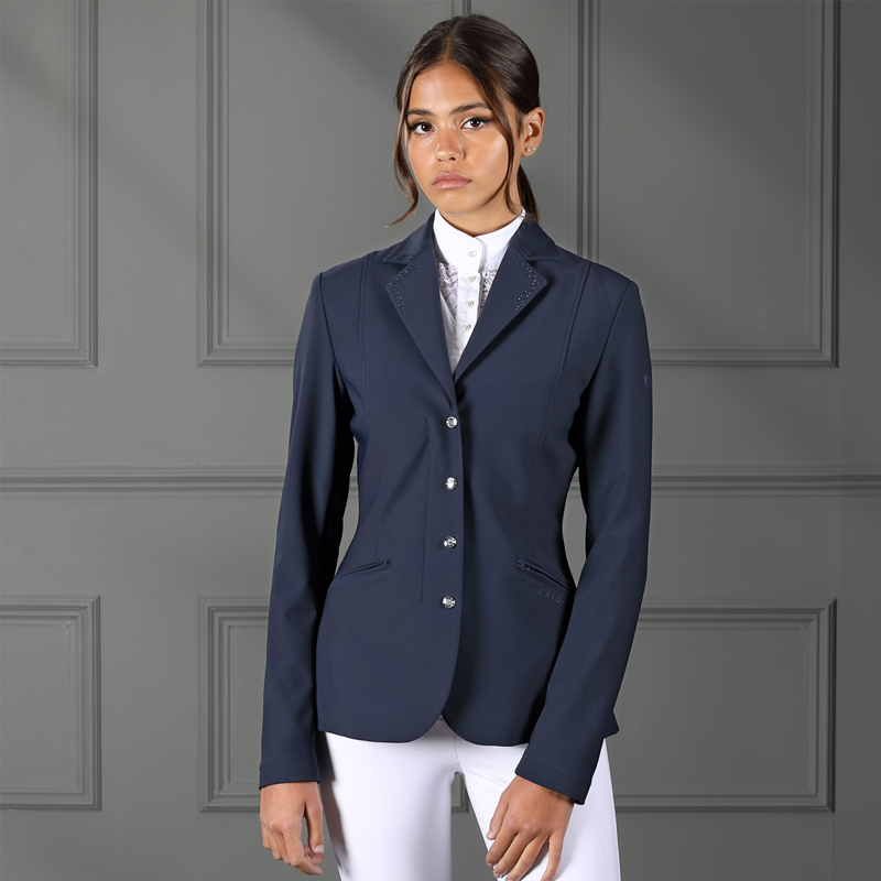 Aubrion Ladies Wellington Show Jacket - Navy-2