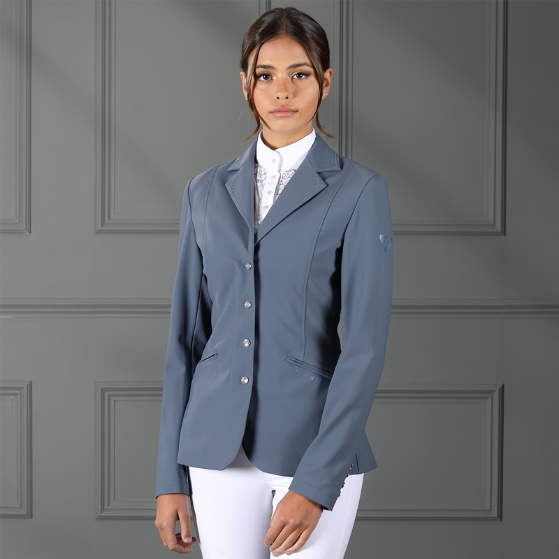 Aubrion Ladies Wellington Show Jacket - Storm-2