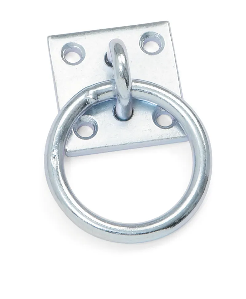 Shires One Size Tie Ring With Metal Plate