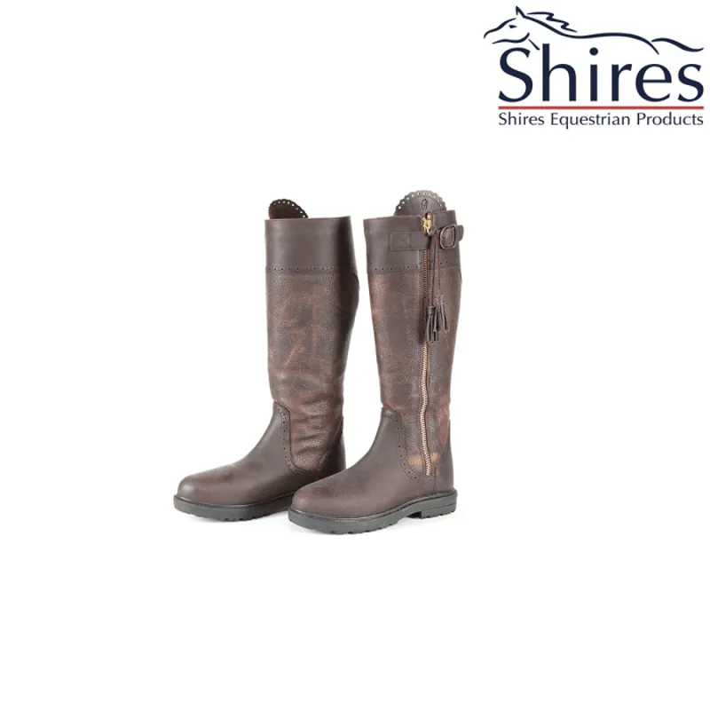 Shires Moretta Carina Spanish Boots quick drying water repellent leather, 