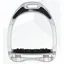Flex-On Aluminium Inclined Ultra-Grip Stirrups - Black/Black/Grey
