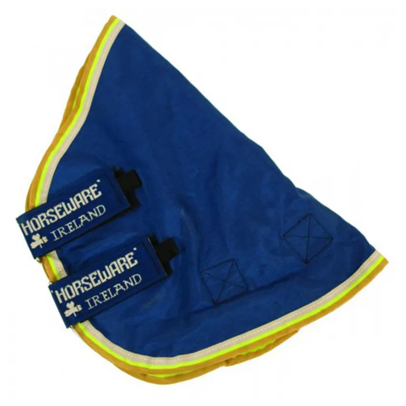 Horseware Rambo Original Turnout Hood 150g - Denim Blue/Lime/Mustard