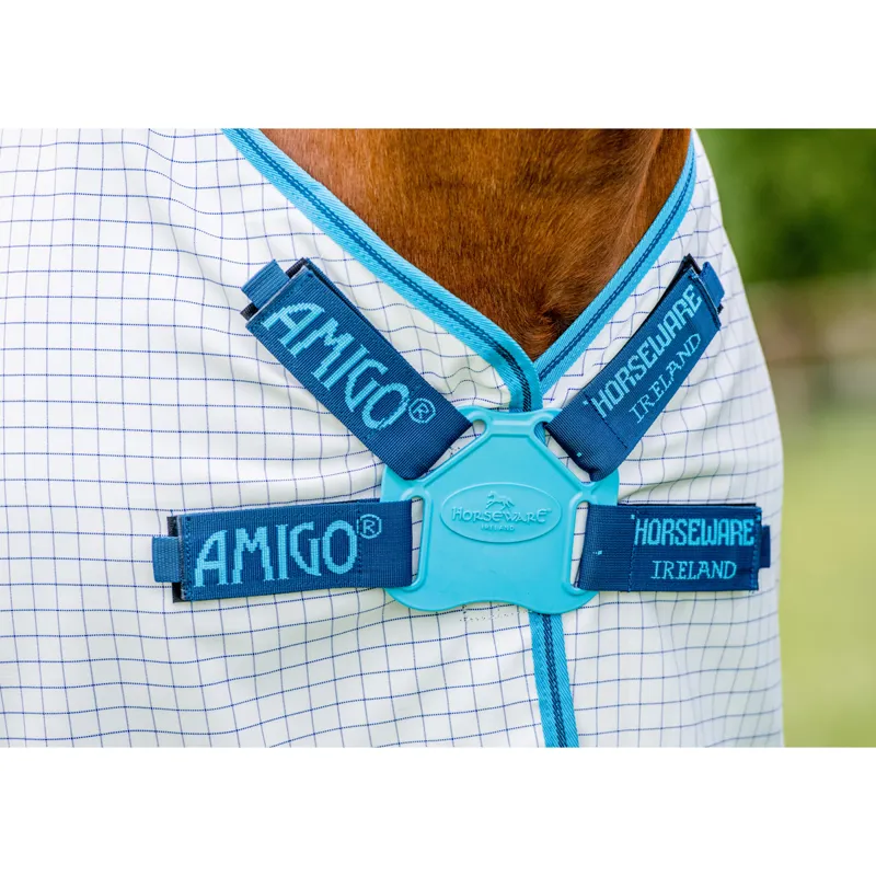 Horseware Amigo Aussie Allrounder Disc Front - Navy Check-3