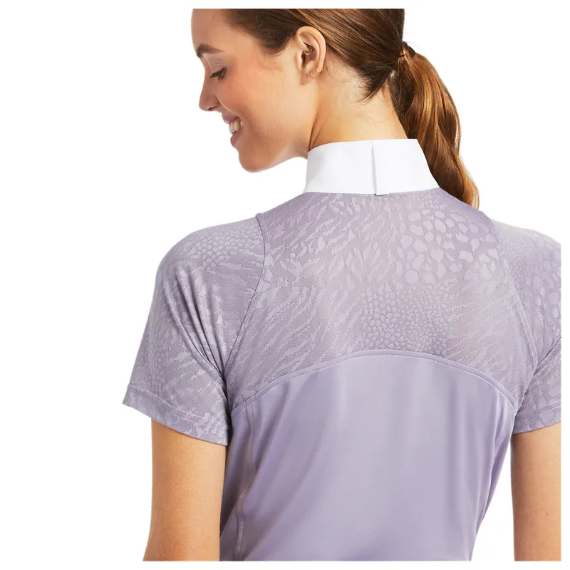 Ariat Women's Airway 1/4 Zip Show Shirt - Dusk-2