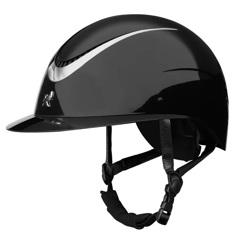 Shires Karben Alina Ellipse Riding Hat - Black/Gun Metal-2