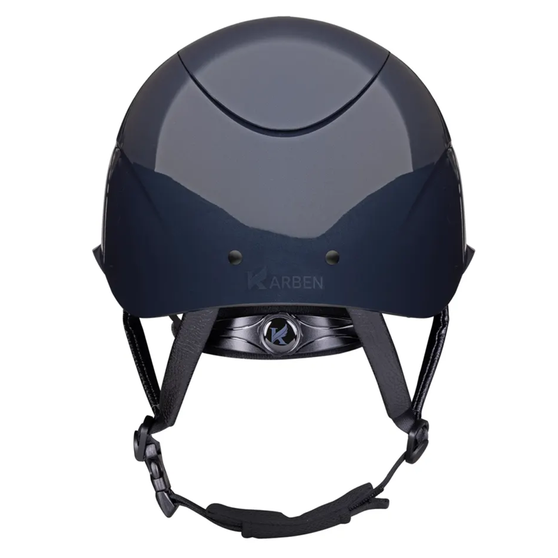 Shires Karben Alina Ellipse Riding Hat - Navy/Rose Gold-3