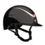 Shires Karben Alina Ellipse Riding Hat - Black/Rose Gold