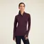 Ariat Women's Lowell 2.0 1/4 Zip Baselayer - Mulberry 
