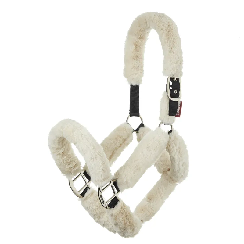 LeMieux Ultra Luxe Comfort Headcollar - Natural/Black