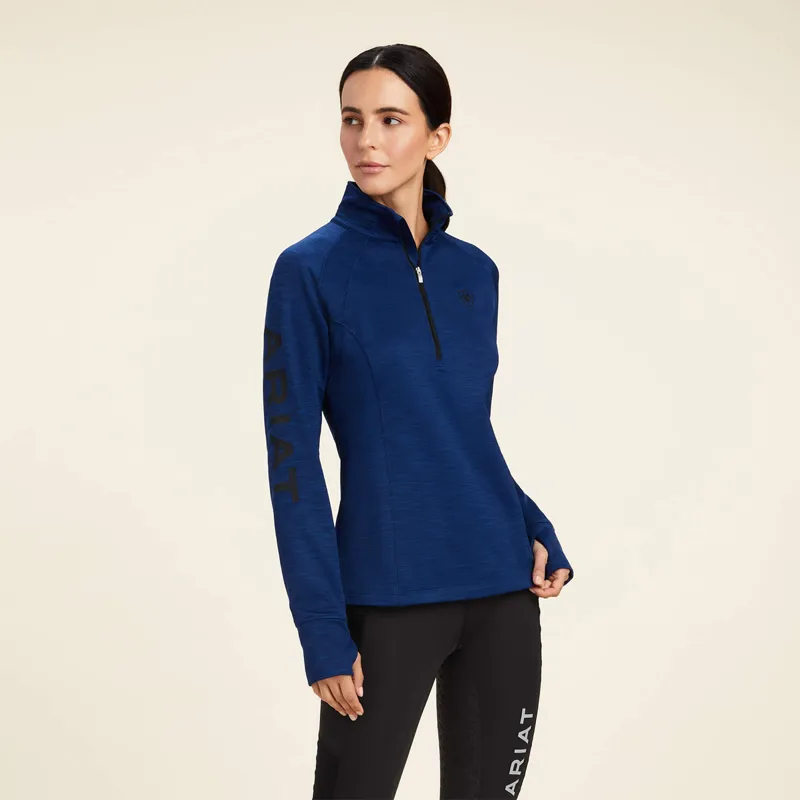 Ariat Women's Tek Team 1/2 Zip Sweatshirt - Estate Blue