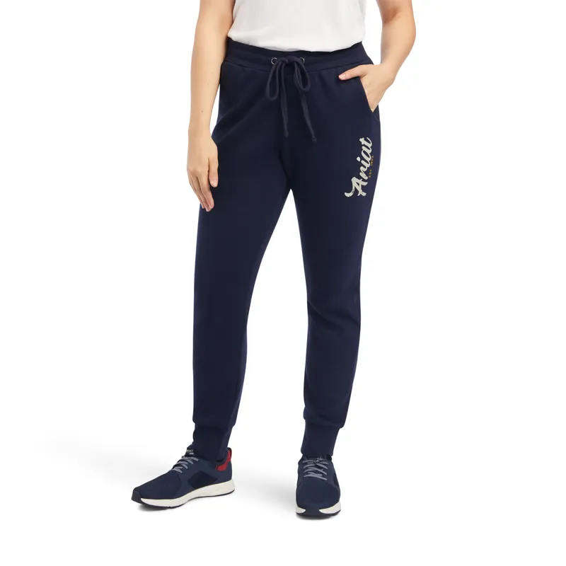 Ariat Women's Real Jogger Sweatpants - Navy Eclipse 