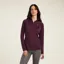 Ariat Women's Sunstopper 2.0 1/4 Zip Baselayer - Mulberry 