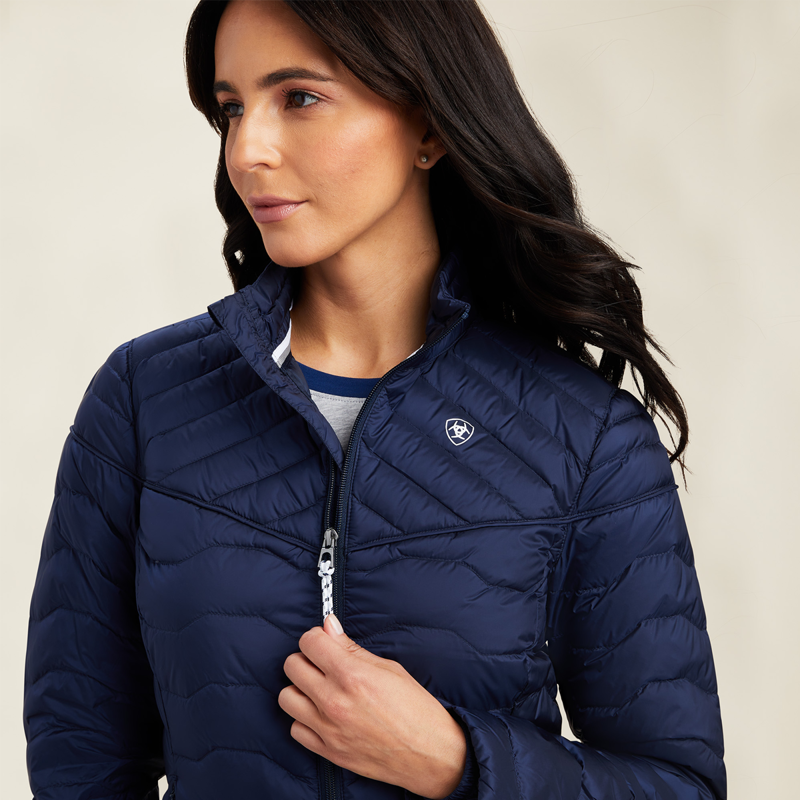 Ariat Women's Ideal Down Jacket - Navy Eclipse-2
