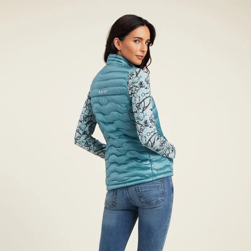 Ariat Women's Ideal Down Vest - Iridescent Arctic -1