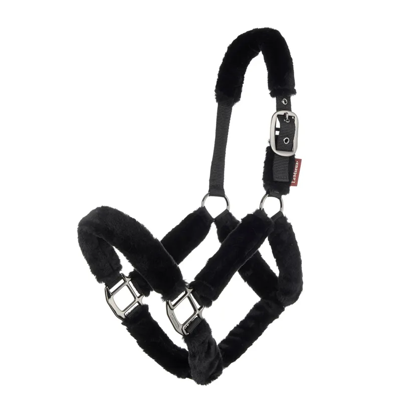 LeMieux Ultra Luxe Comfort Headcollar - Black/Black