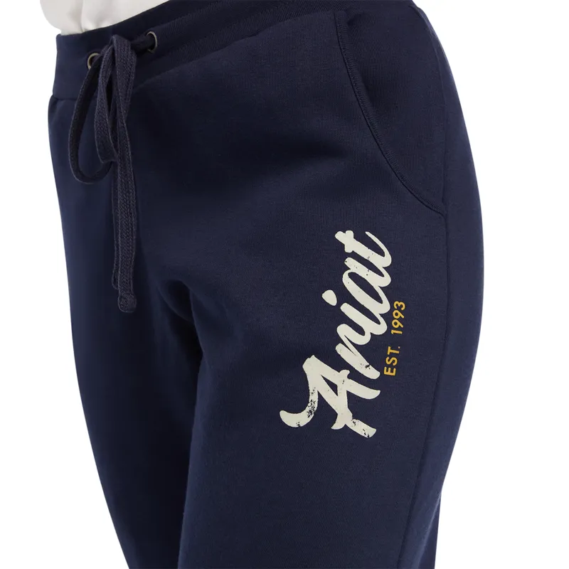 Ariat Women's Real Jogger Sweatpants - Navy Eclipse -2
