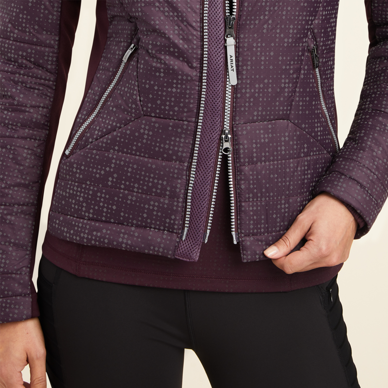 Ariat Women's Lumina Insulated Jacket - Mulberry-2