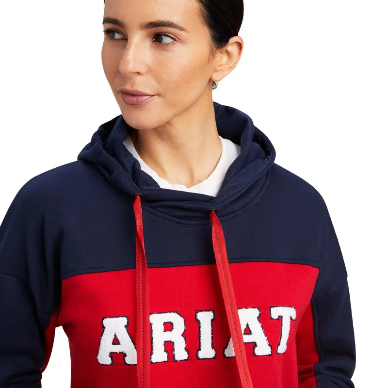 Ariat Women's Rabere Team Hoody - Navy-2