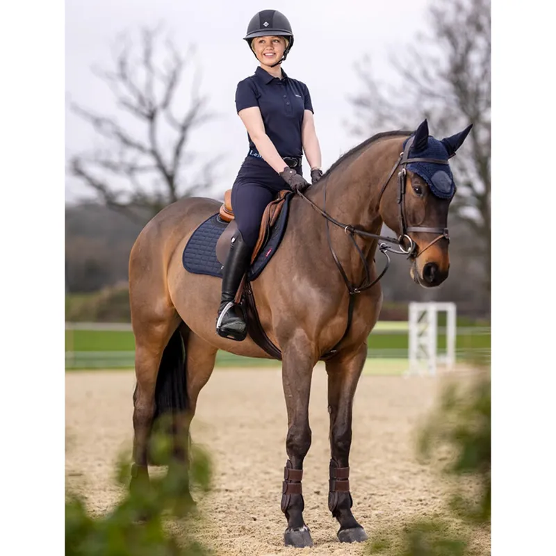 LeMieux Le Cool Grip Euro Jump Pad - Navy-4