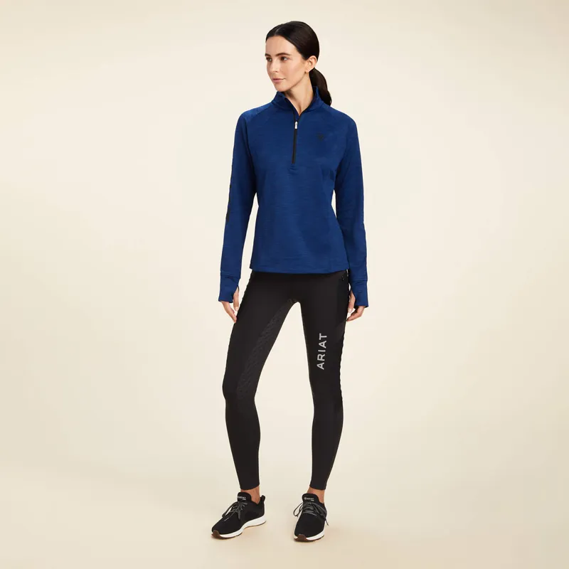 Ariat Women's Tek Team 1/2 Zip Sweatshirt - Estate Blue-3