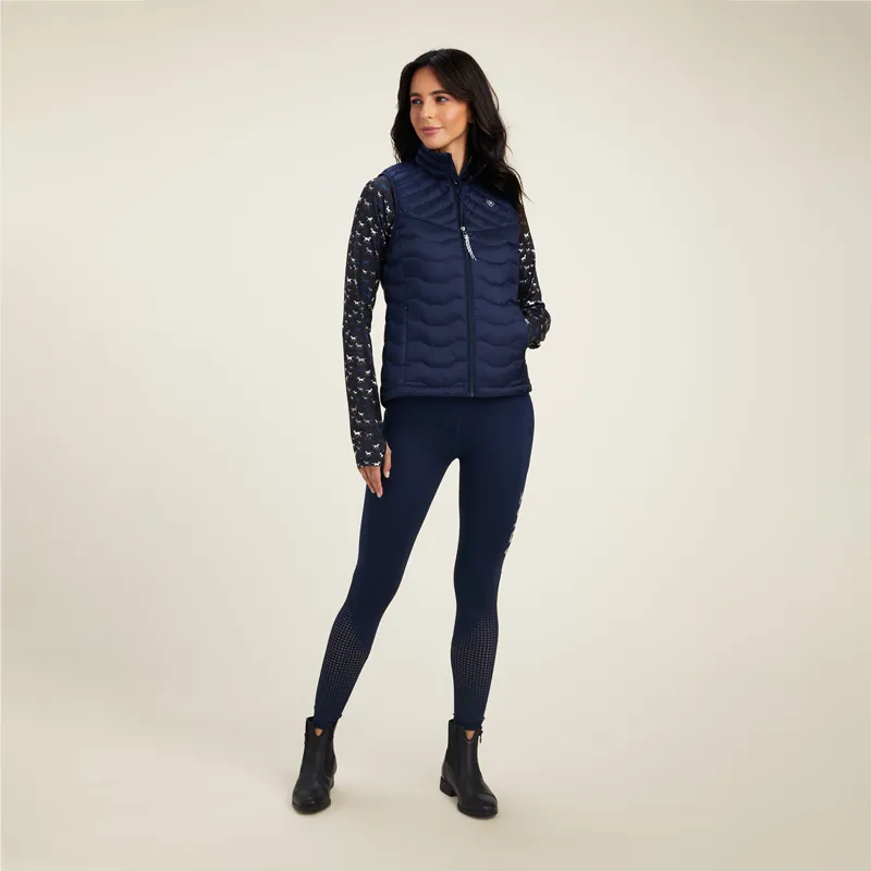Ariat Women's Ideal Down Vest - Navy Eclipse -3