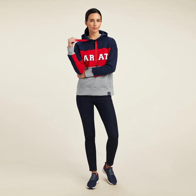 Ariat Women's Rabere Team Hoody - Navy-3