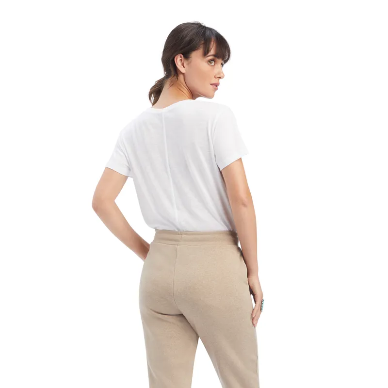 Ariat Women's Real Jogger Sweatpants - Dark Oatmeal Heather -2