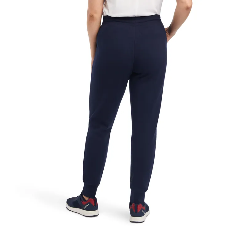 Ariat Women's Real Jogger Sweatpants - Navy Eclipse -1