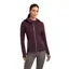 Ariat Women's Lumina Full Zip Sweatshirt - Mulberry 
