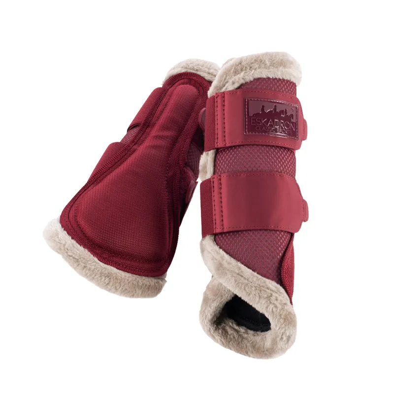 Eskadron Mesh Faux Fur Tendon Boots Classic Sports AW21- Rustic Red 