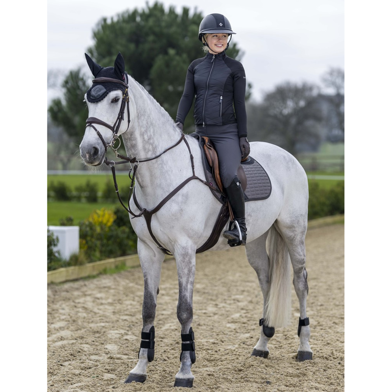 LeMieux Le Cool Grip Euro Jump Pad - Grey-3