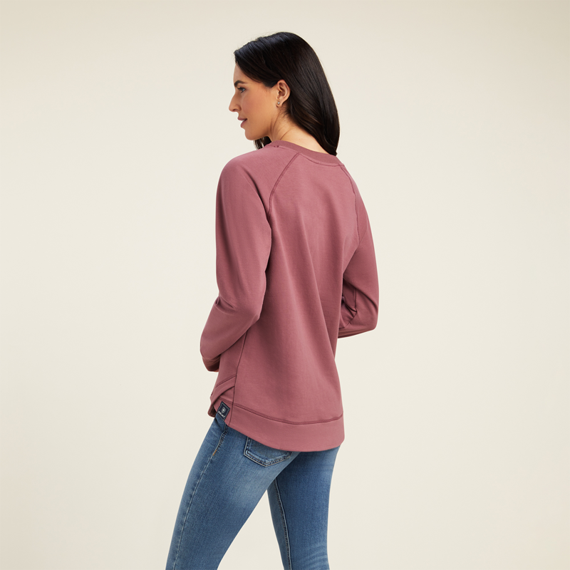 Ariat Women's Benicia Sweatshirt - Wild Ginger-1