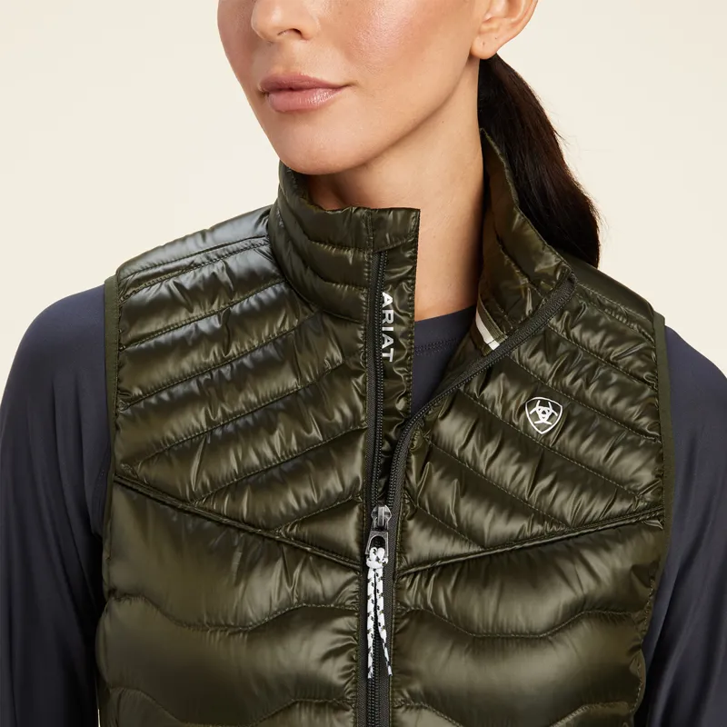 Ariat Women's Ideal Down Vest - Forest Mist -2